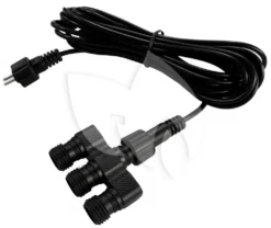 12 Volt 3-weg Verdeler Met 5 Meter Aansluitkabel