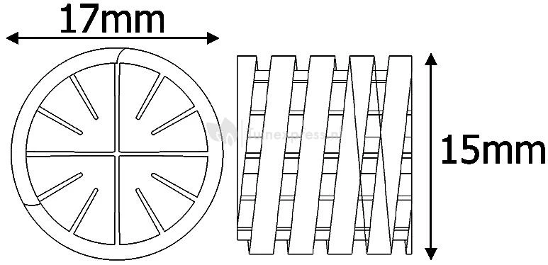 Biocarrier Type Helix 2 Biocarrier Type Helix - Afbeelding 2