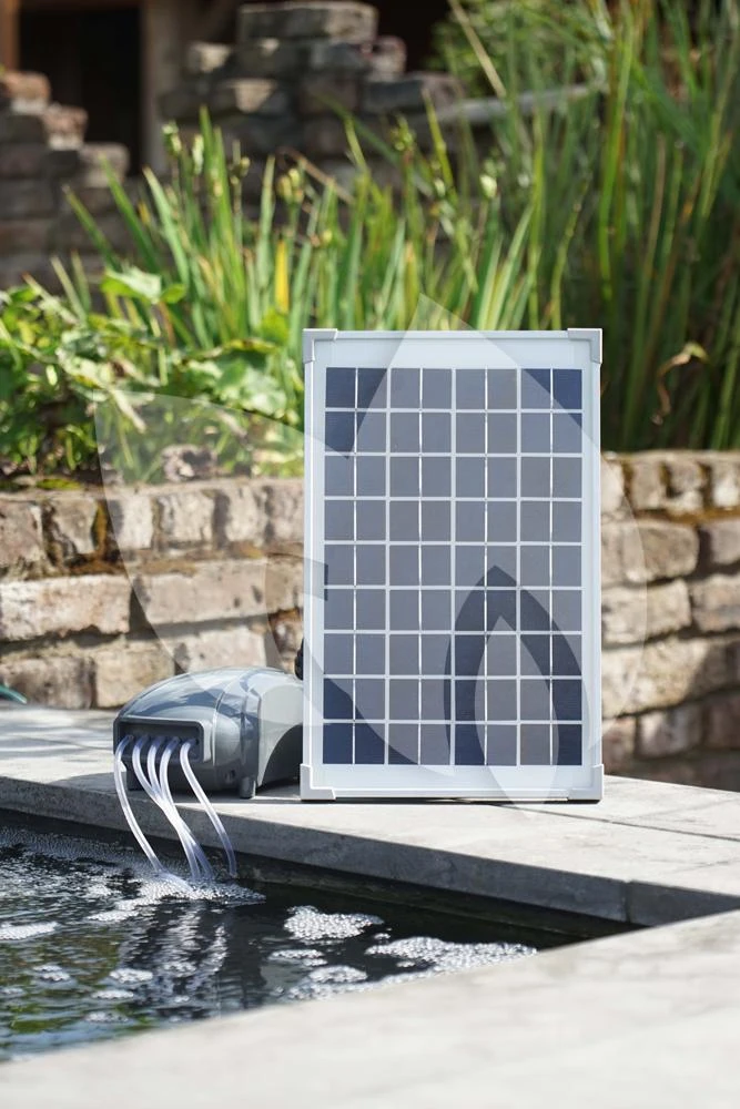 Ubbink Air Solar 600 Luchtpomp Met Zonnepaneel 2 Ubbink Air Solar 600 Luchtpomp Met Zonnepaneel - Afbeelding 2