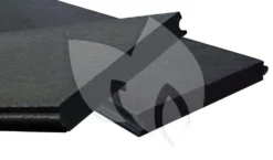 Borderrand Recht 2,5 Meter Met Messing En Groef