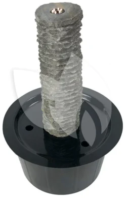 El Capitain Waterornament Natuursteen LED 40 Cm