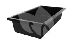 Fonteinvijver Polyester Rechthoekig 140x70x30 Cm