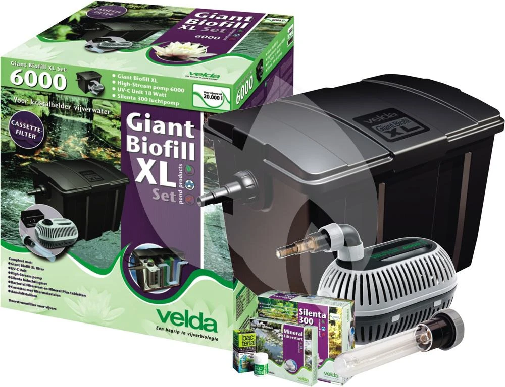 Velda Giant Biofill XL Doorstroomfilter Set 2 Velda Giant Biofill XL Doorstroomfilter Set - Afbeelding 2