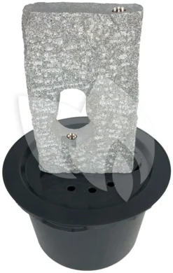 Grotto Waterornament Natuursteen LED 50 Cm