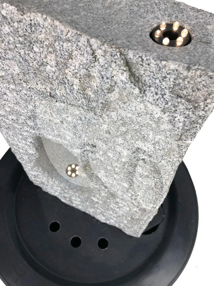 Grotto Waterornament Natuursteen LED 50 Cm 3 Grotto Waterornament Natuursteen LED 50 Cm - Afbeelding 3