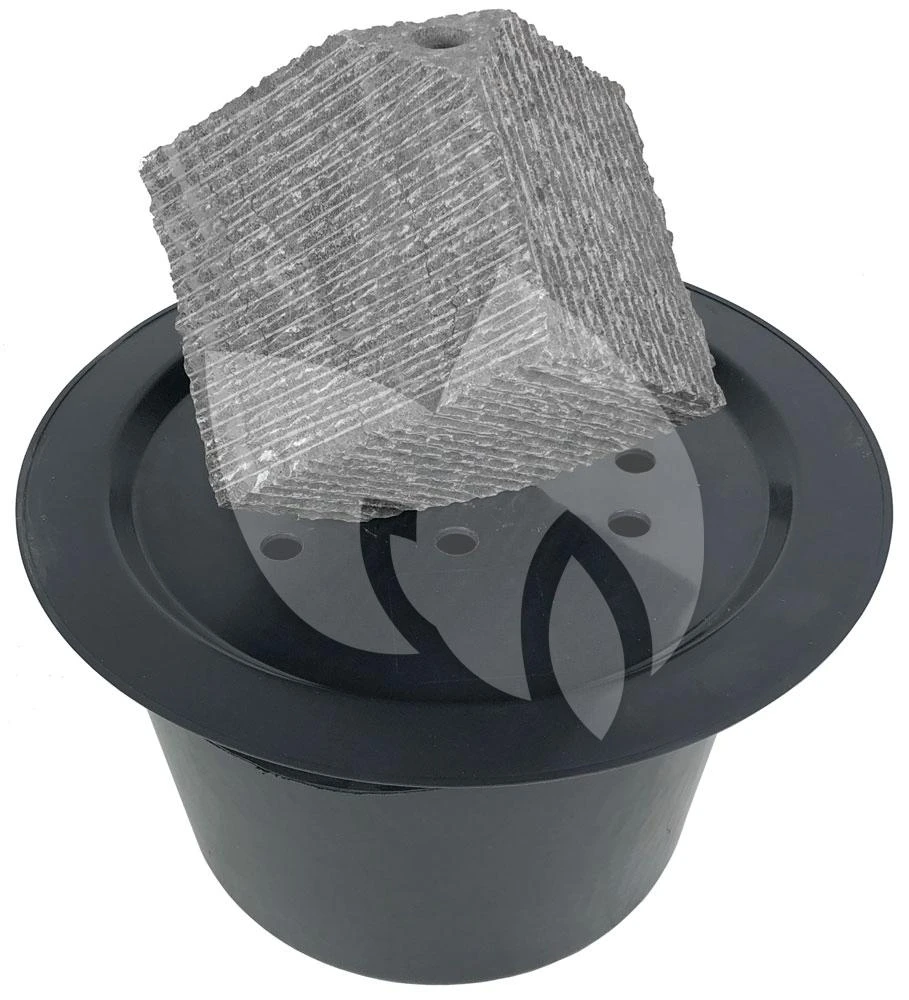 Kubus Waterornament Natuursteen 31 Cm Doorsnede 1 Kubus Waterornament Natuursteen 31 Cm Doorsnede