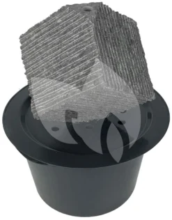 Kubus Waterornament Natuursteen 38 Cm Doorsnede