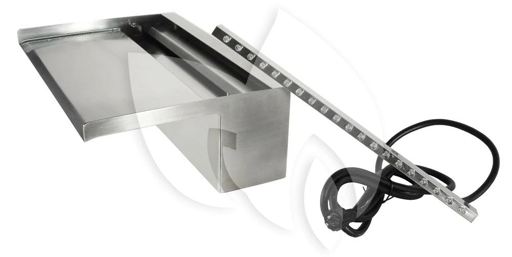 Ubbink Niagara 30 Rvs Muur Waterval LED 2 Ubbink Niagara 30 Rvs Muur Waterval LED - Afbeelding 2