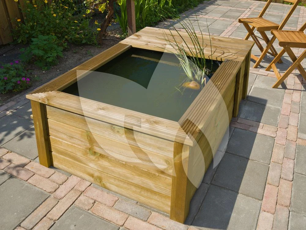 Ubbink Quadro Vijverset Wood 3 1 Ubbink Quadro Vijverset Wood 3