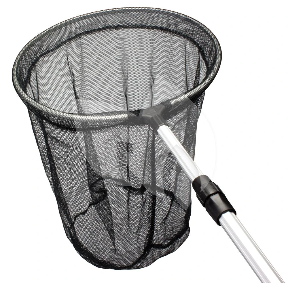 Schepnet Rond Grof Met Telescoopsteel 1 Schepnet Rond Grof Met Telescoopsteel