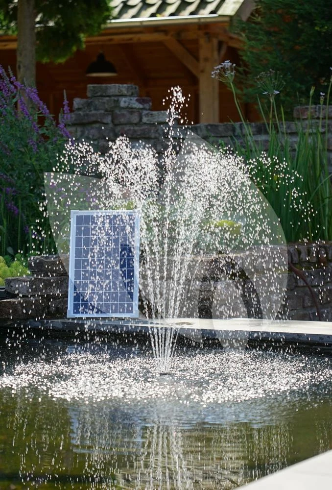 Ubbink SolarMax 1000 Vijverpomp Fontein Met Zonnepaneel - Inclusief Accu 3 Ubbink SolarMax 1000 Vijverpomp Fontein Met Zonnepaneel - Inclusief Accu - Afbeelding 3