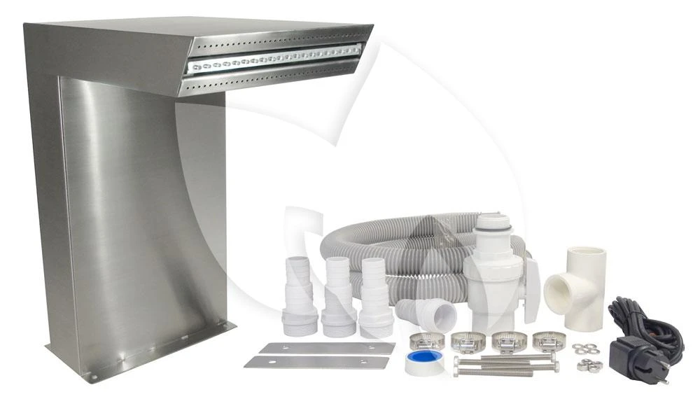 Ubbink Straight RVS Waterval 3 Ubbink Straight RVS Waterval - Afbeelding 3