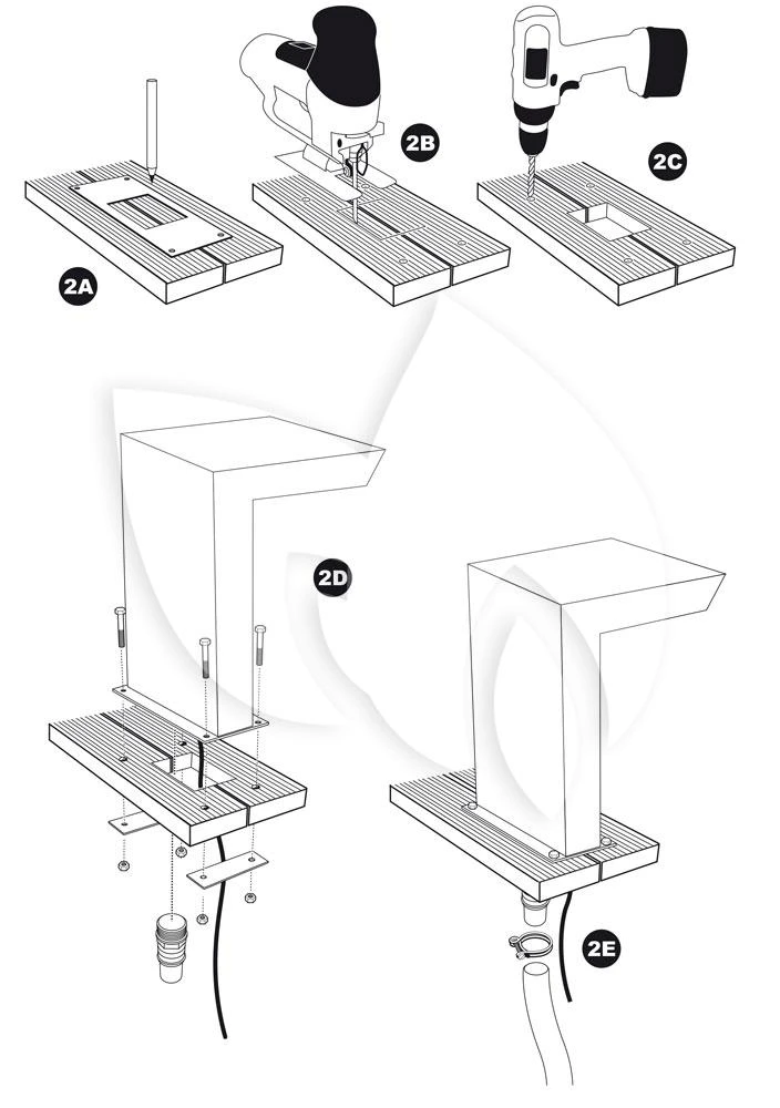 Ubbink Straight RVS Waterval 4 Ubbink Straight RVS Waterval - Afbeelding 4
