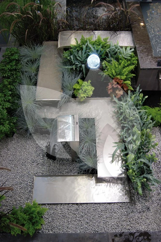 Ubbink Wolga Beekloop Hoek Rechts Rvs 2 Ubbink Wolga Beekloop Hoek Rechts Rvs - Afbeelding 2