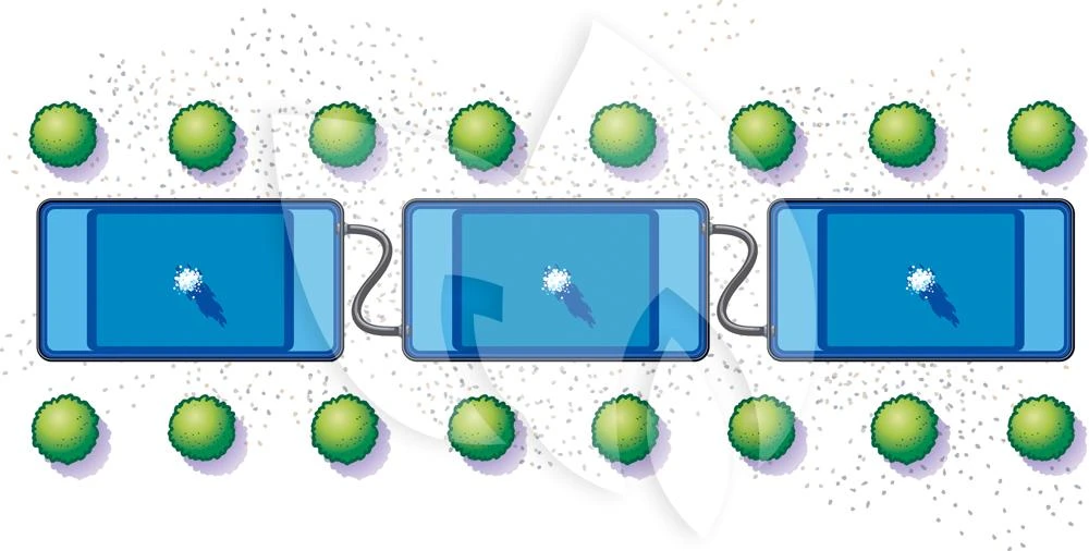 Ubbink Quadra C2 Voorgevormde Vijver 2 Ubbink Quadra C2 Voorgevormde Vijver - Afbeelding 2