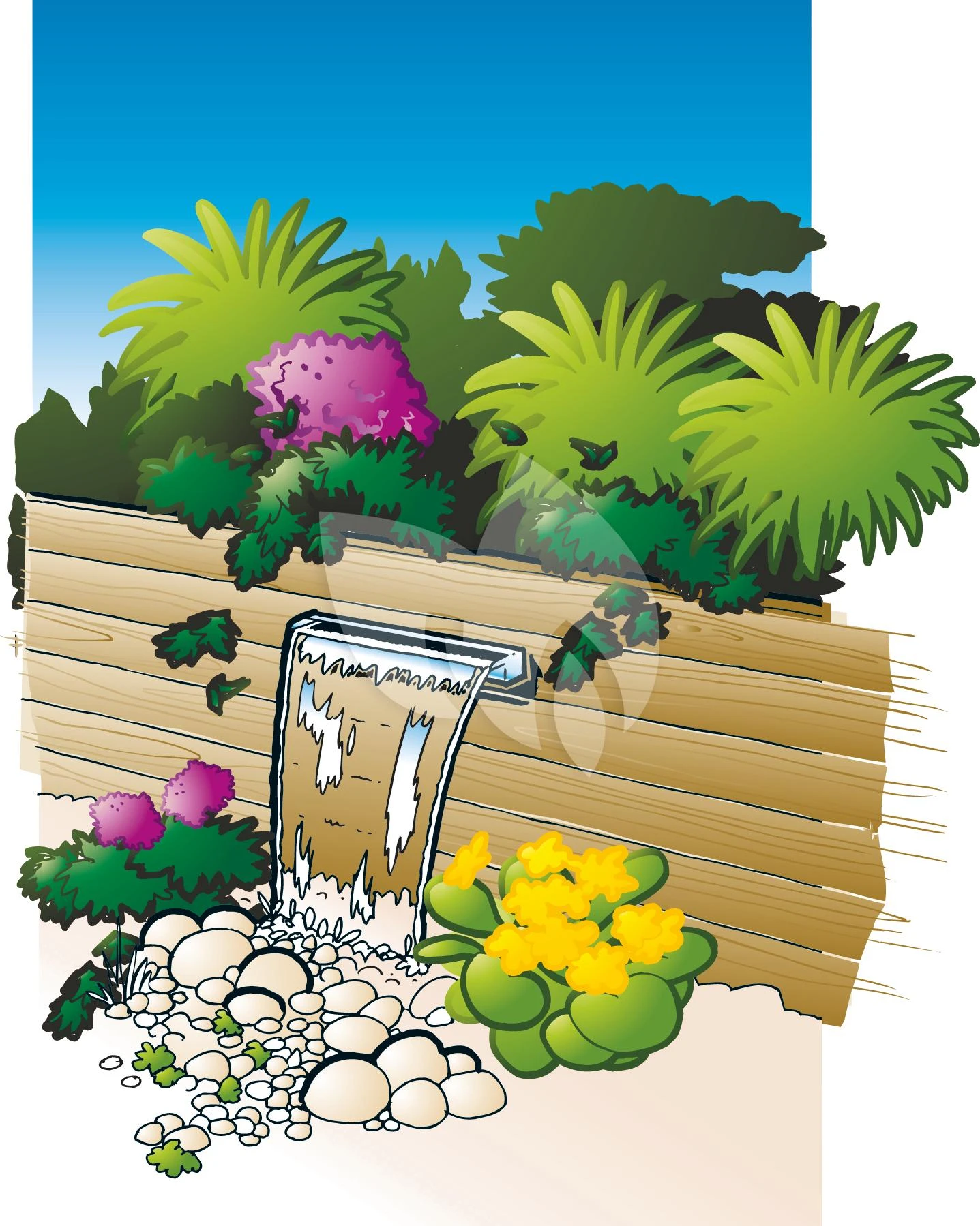 Ubbink Niagara 30 Rvs Waterval LED 2 Ubbink Niagara 30 Rvs Waterval LED - Afbeelding 2