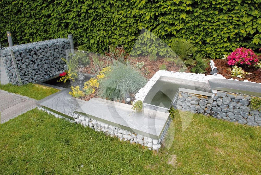 Ubbink Wolga Beekloop Hoek Links Rvs 3 Ubbink Wolga Beekloop Hoek Links Rvs - Afbeelding 3